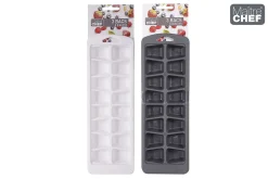 3 Bacs A Glacons Plastique Gris Blanc