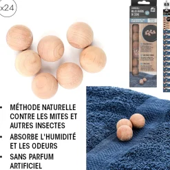24 Billes Bois Cedre