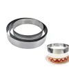 3 Cercles A Pâtisserie 20 24 26Cm Inox