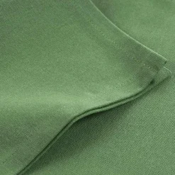 maxibazar 3 Serviettes De Table 40X40 Cm Coton Uni Initia Kaki