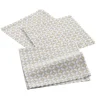 maxibazar 3 Serviettes De Table 40X40 Cm Coton Imprime Azelia