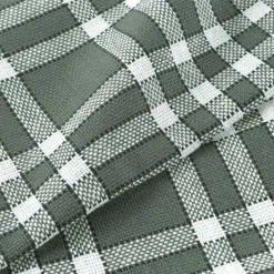 maxibazar 3 Serviettes De Table 45X45 Cm Coton Tisse Traditio Kaki