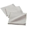 maxibazar 3 Serviettes De Table 40X40 Cm Coton Uni Initia Taupe