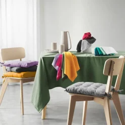 maxibazar 3 Serviettes De Table 40X40Cm Recycle Uni Menthe