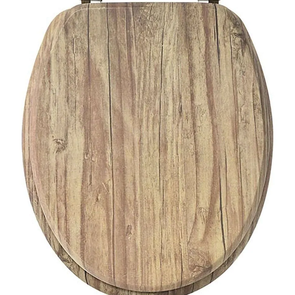 Abattant Wc Mdf 18 Pouces Attaches Acier Inoxydable 3 Faces