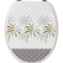 Abattant Wc Mdf 18 Pouces Attaches Acier Inoxydable Florida