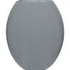 Abattant Wc 18Pouces Declipsable Gris F.
