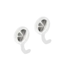 Accroche Torchon X2 Gris Noir Transparents