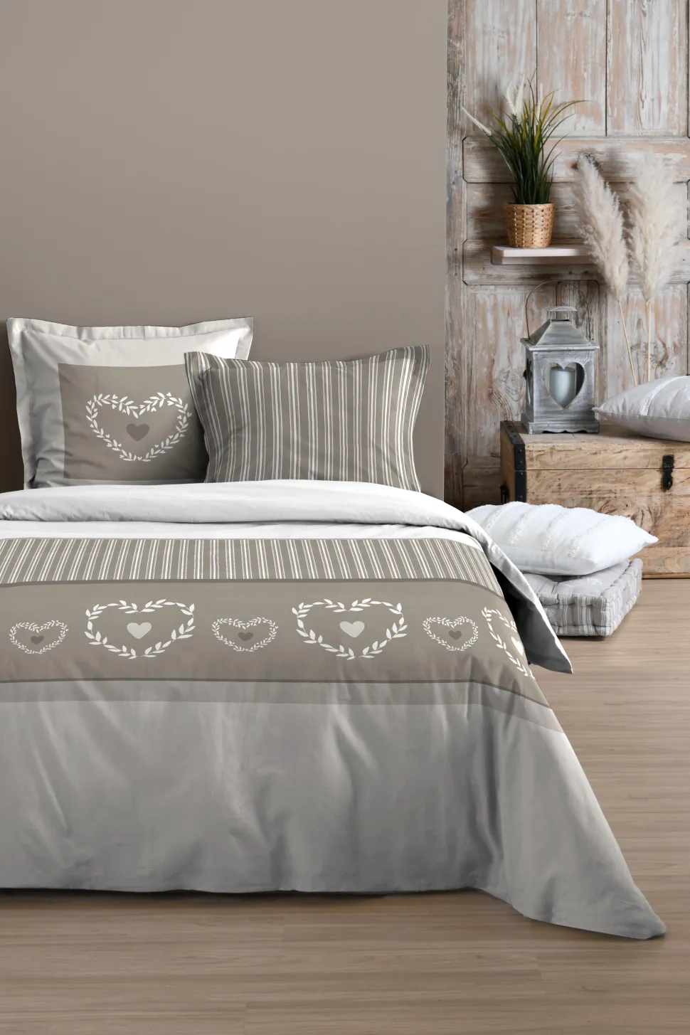 maxibazar Adelaide Housse Couette 240X220Cm 2 Taies Oreiller 63X63Cm