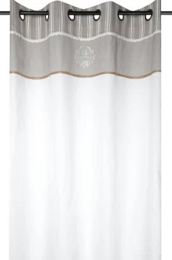 maxibazar Adelaide Rideau 140X260Cm Oeillets Naturel