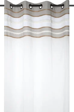 maxibazar Adelaide Voile 140X260Cm Oeillets Naturel