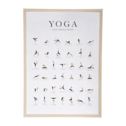 Atmosphera Affiche Cadre Yoga D.50X70Cm