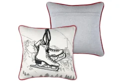 maxibazar Albertville Coussin 40X40Cm Gris Feutre