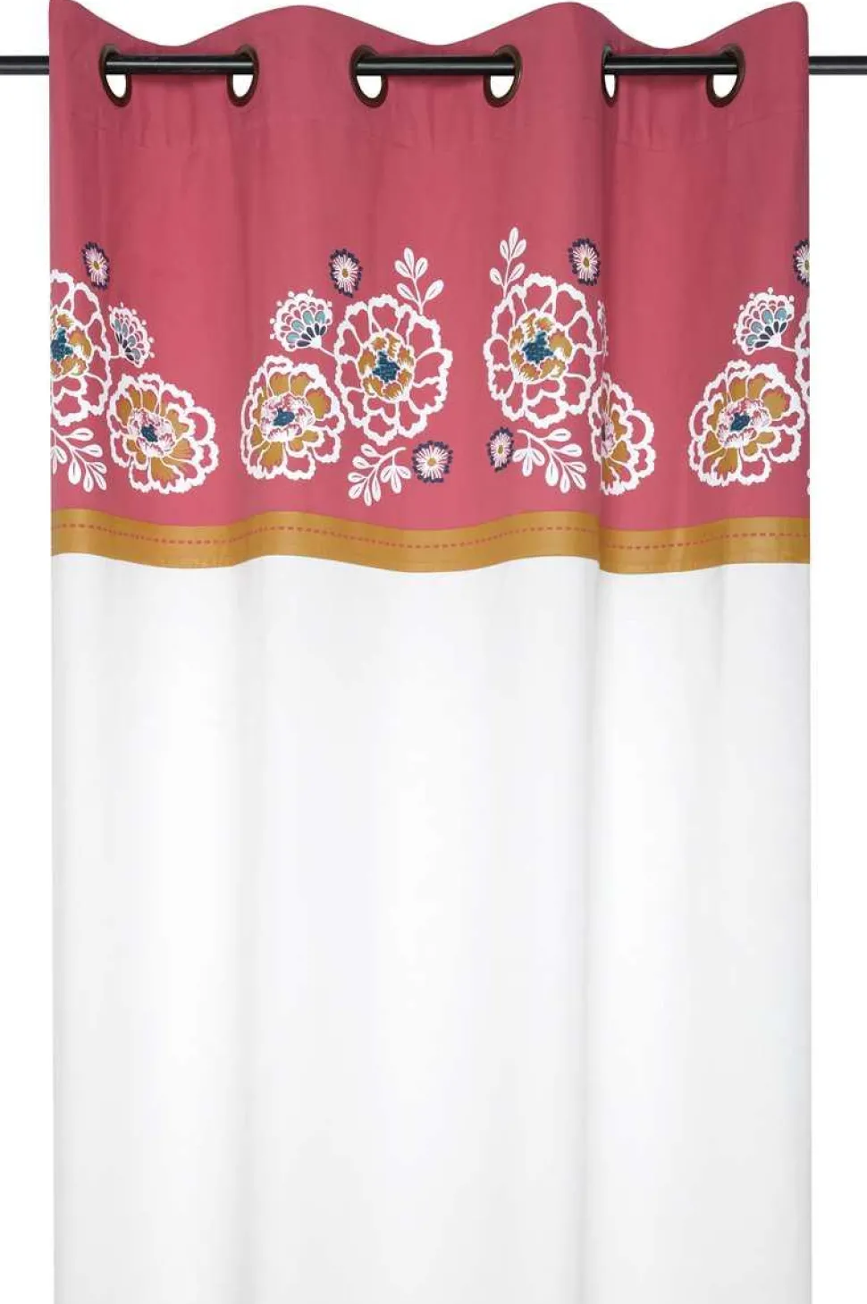 maxibazar Amaryllis Rideau 140X260Cm Multicolore