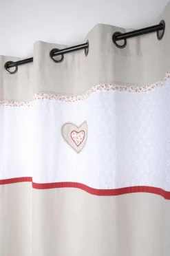 maxibazar Amelia Rideau 140X260 Oeil Naturel