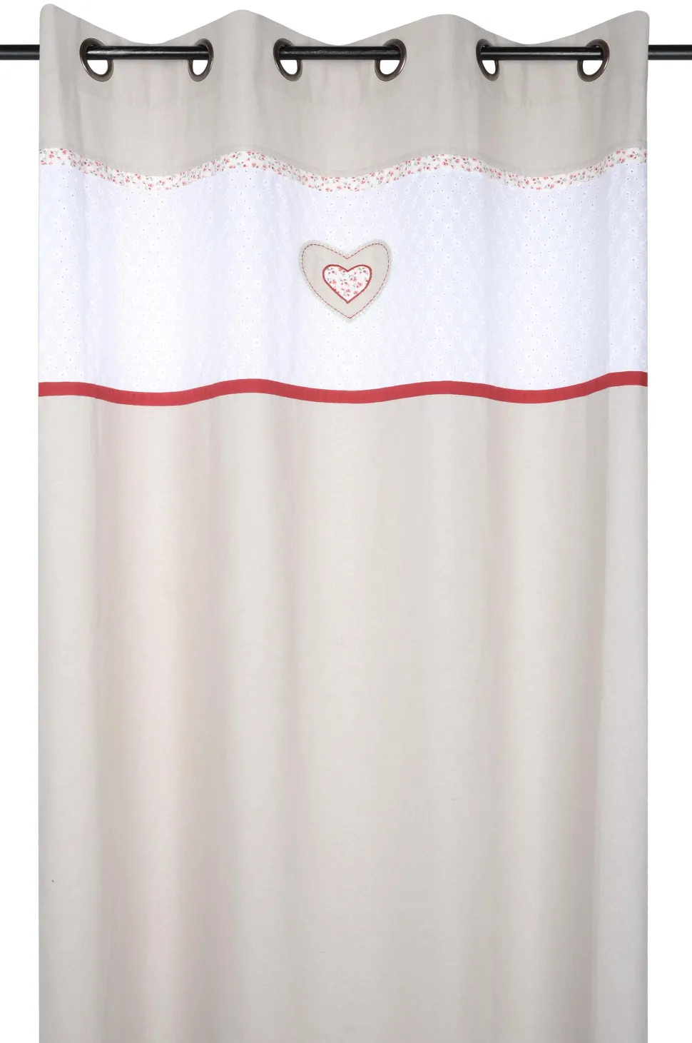 maxibazar Amelia Rideau 140X260 Oeil Naturel