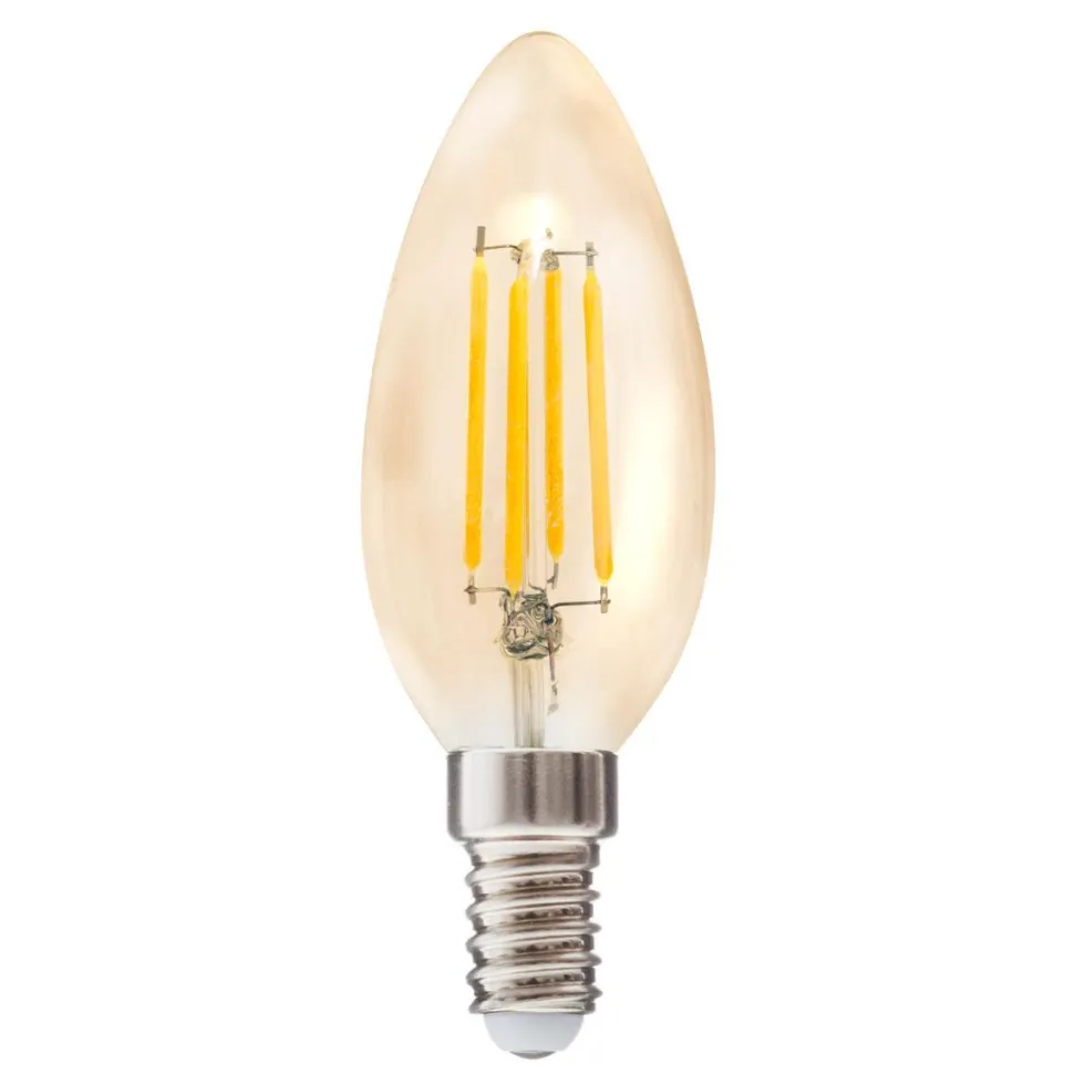 Atmosphera Ampoule Led Droite Ambre E14 C35 2W