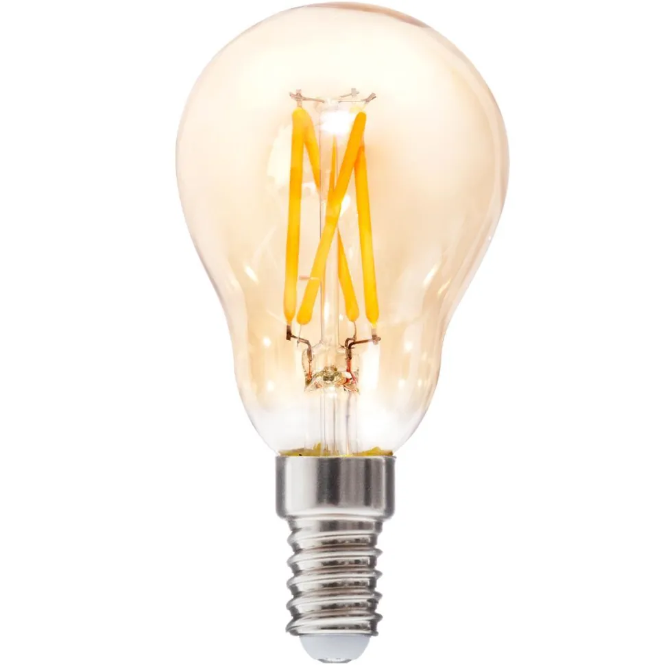 Atmosphera Ampoule Led Droite Ambre E14 A48 2W