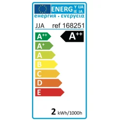 Atmosphera Ampoule Led Droite Ambre E14 A48 2W