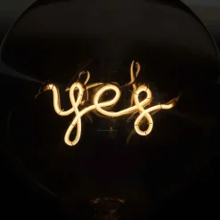 Atmosphera Ampoule Led Mot Yes Ambre G125