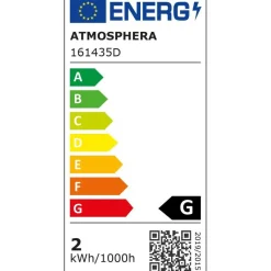 Atmosphera Ampoule Led Mot Yes Ambre G125