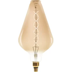 Atmosphera Ampoule Led Pyramide Ambree Filament Torsade E27