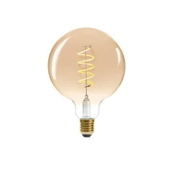 Atmosphera Ampoule Led Torsadee Ambre G125 4W