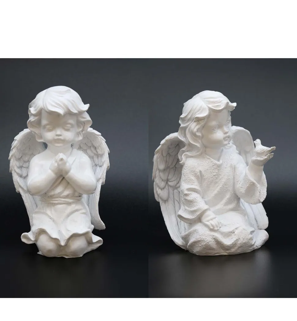 maxibazar Ange En Resine D.11X10X15Cm