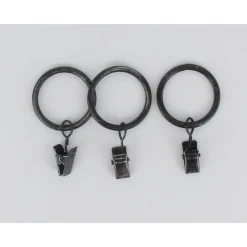 maxibazar Anneau A Pince D20 X8 Noir Argent