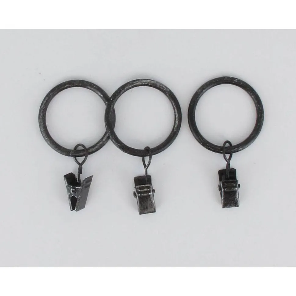 maxibazar Anneau A Pince D20 X8 Noir Argent