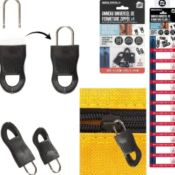 Anneau De Fermeture Eclair Universel X4 Pièces