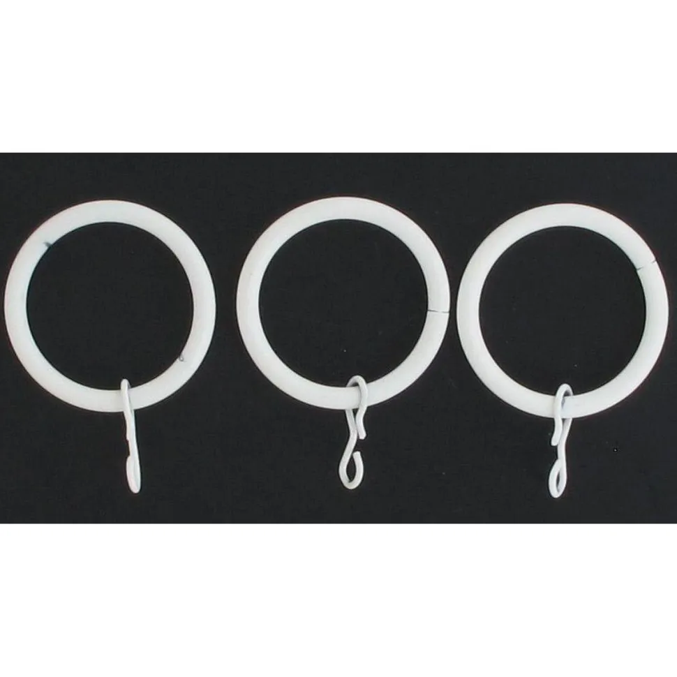 maxibazar Anneaux D20 X8 Blanc Mat