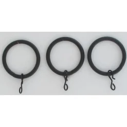 maxibazar Anneaux D20 X8 Noir Mat