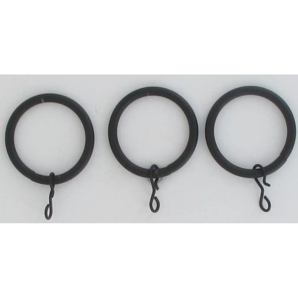 maxibazar Anneaux D20 X8 Noir Mat