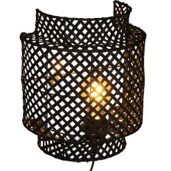 Atmosphera Applique Bambou Liby Noir D.23Cm
