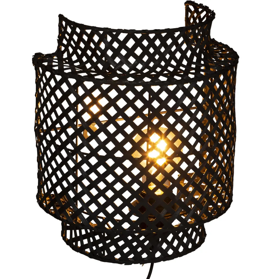 Atmosphera Applique Bambou Liby Noir D.23Cm