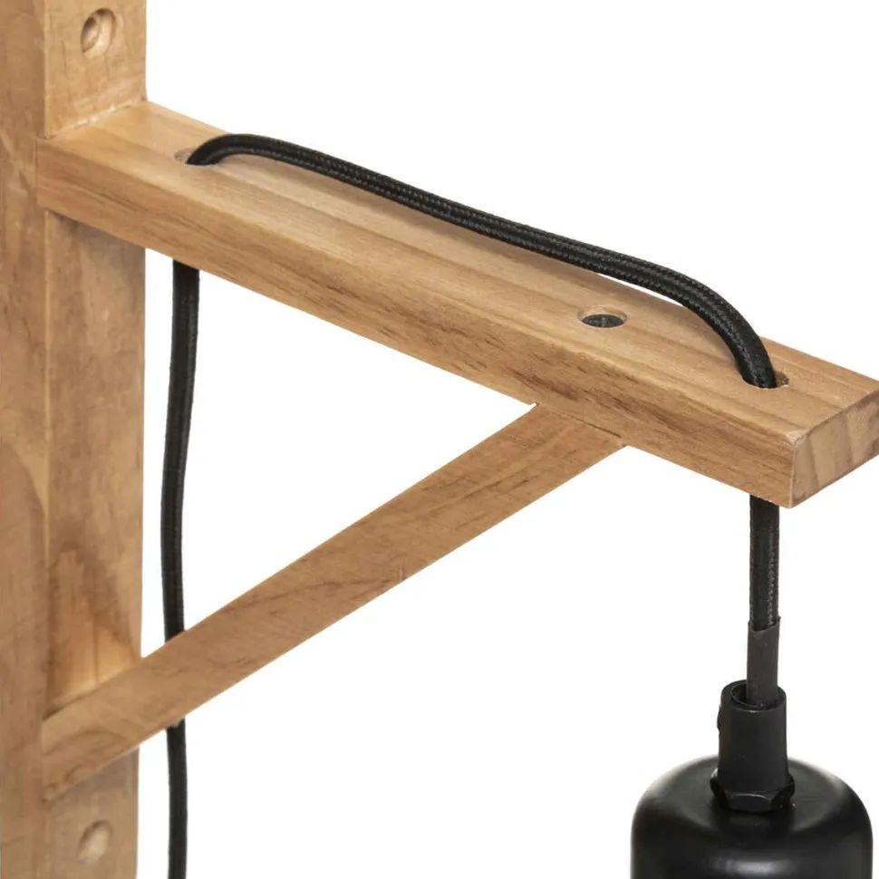 Atmosphera Applique Bois Wild Naturel H.22.5Cm