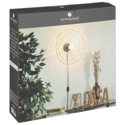 maxibazar Applique Metal Alara Noir D.45Cm