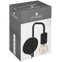 maxibazar Applique Metal Keli Noir D.12Cm