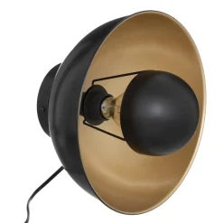 maxibazar Applique Metal Lahti Noir Dore D.29Cm