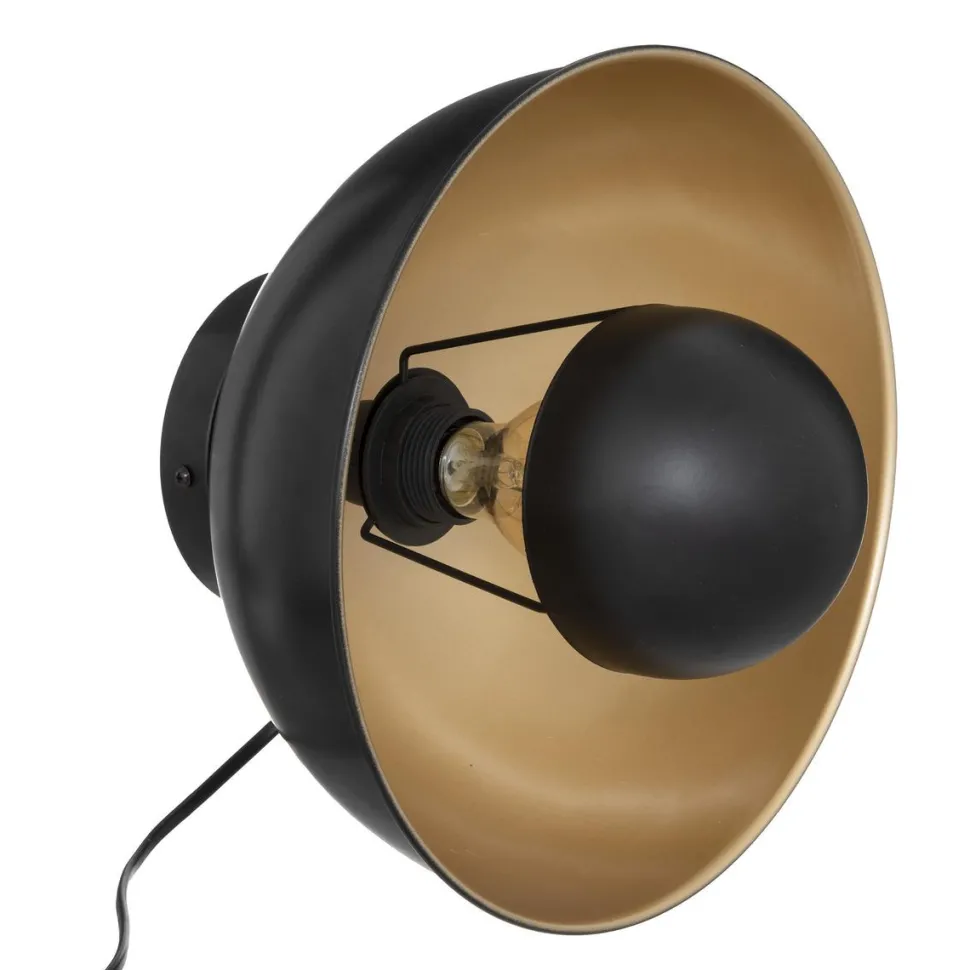 maxibazar Applique Metal Lahti Noir Dore D.29Cm