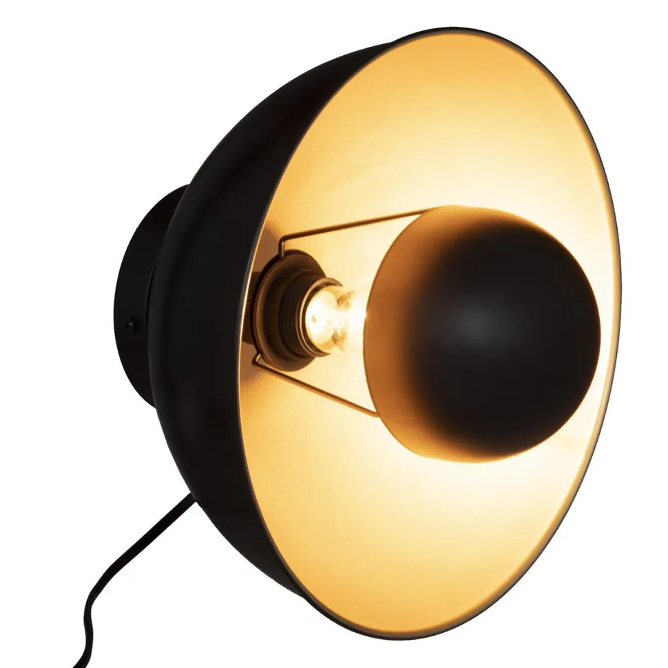 maxibazar Applique Metal Lahti Noir Dore D.29Cm