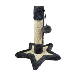 Arbre A Chaton Socle Etoile Et Jouet 30X33Cm Anthracite
