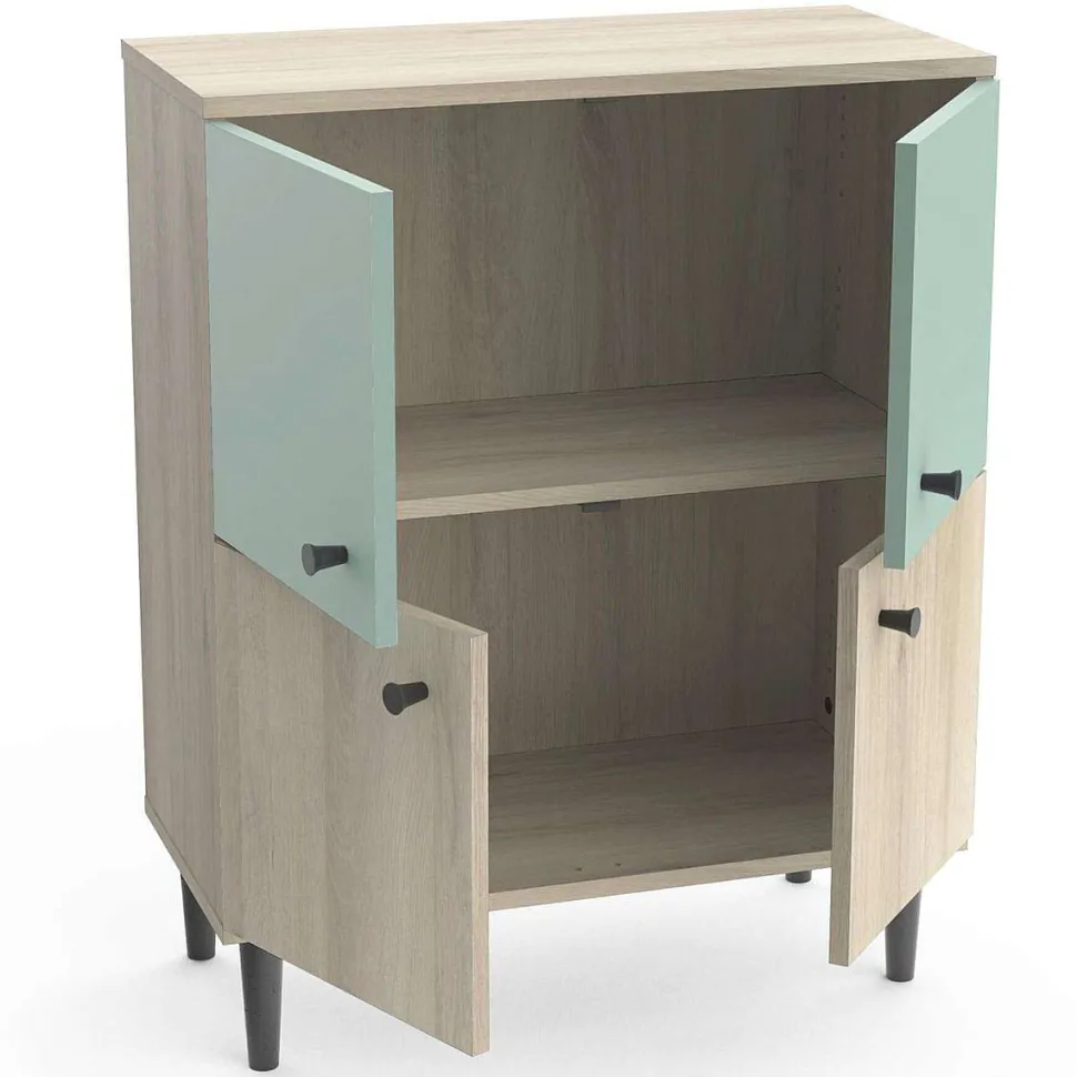 Arty Buffet 4 Portes Ouv. Scandinave