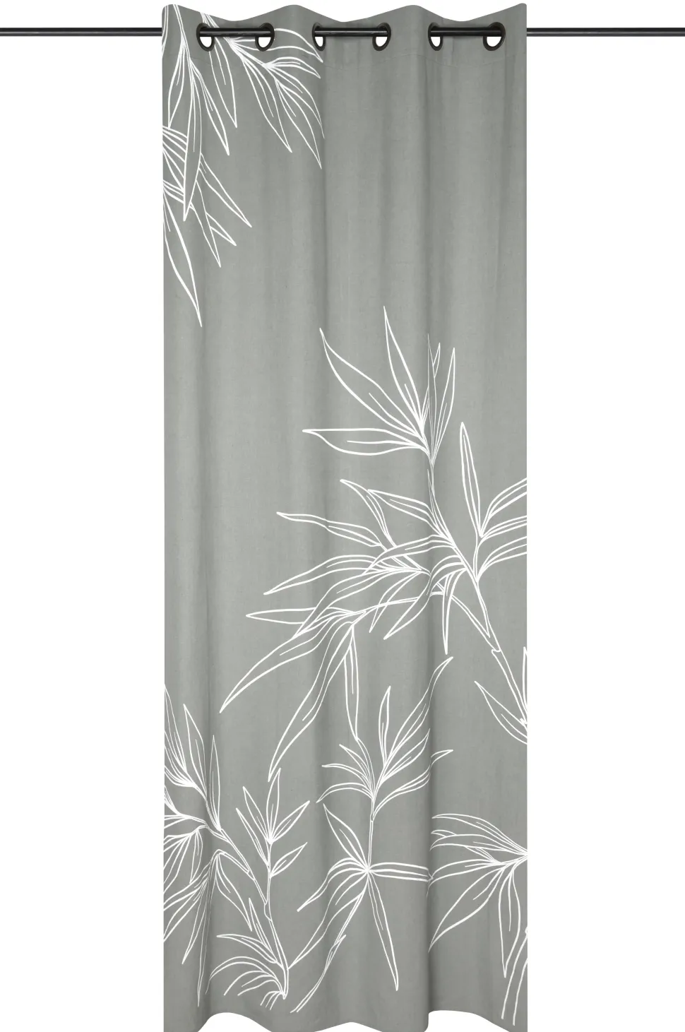 maxibazar Asana Rideau 140X260Cm Oeilsauge Coton Recycle