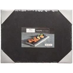 Assiette Ardoise 24X32Cm
