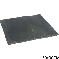 Assiette Ardoise 30X30Cm
