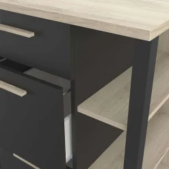 Atelier Meuble Bas 1 Porte 3 Tiroirs 3 Niches