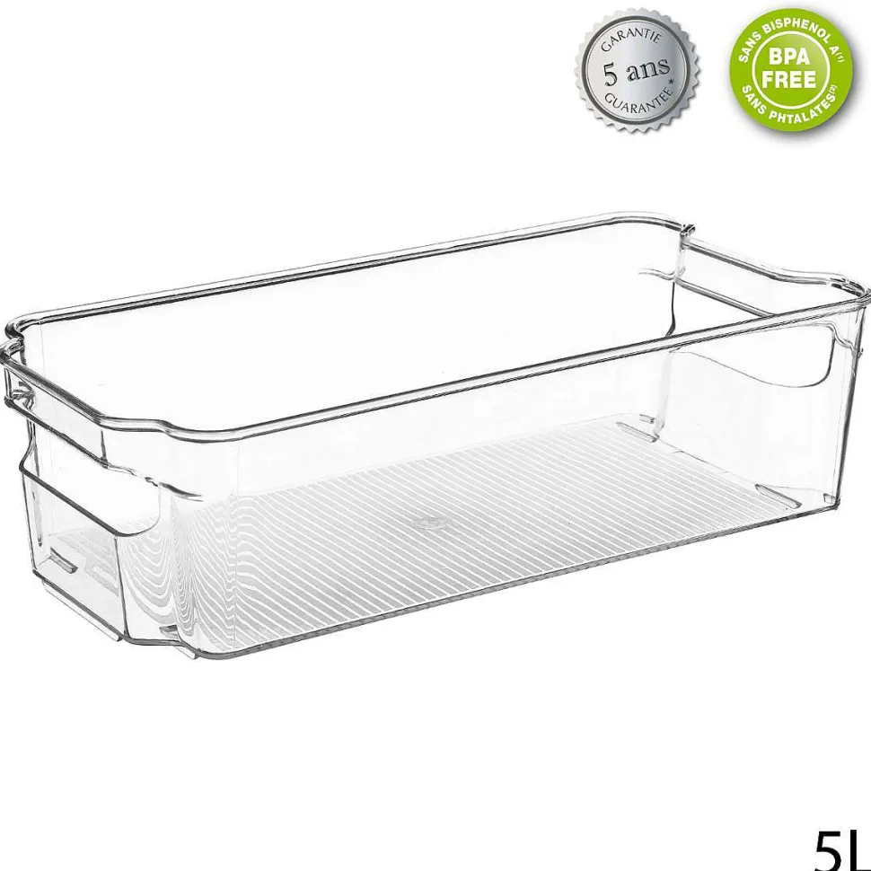 Bac De Rangement Frigo 5L 31X15Cm