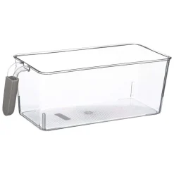 Bac Rangement Frigo Avec Poignee D.17.5X27.5X11Cm